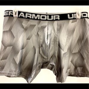❌Discontinued❌ NWOT Under Armour Silver BoxerBrief